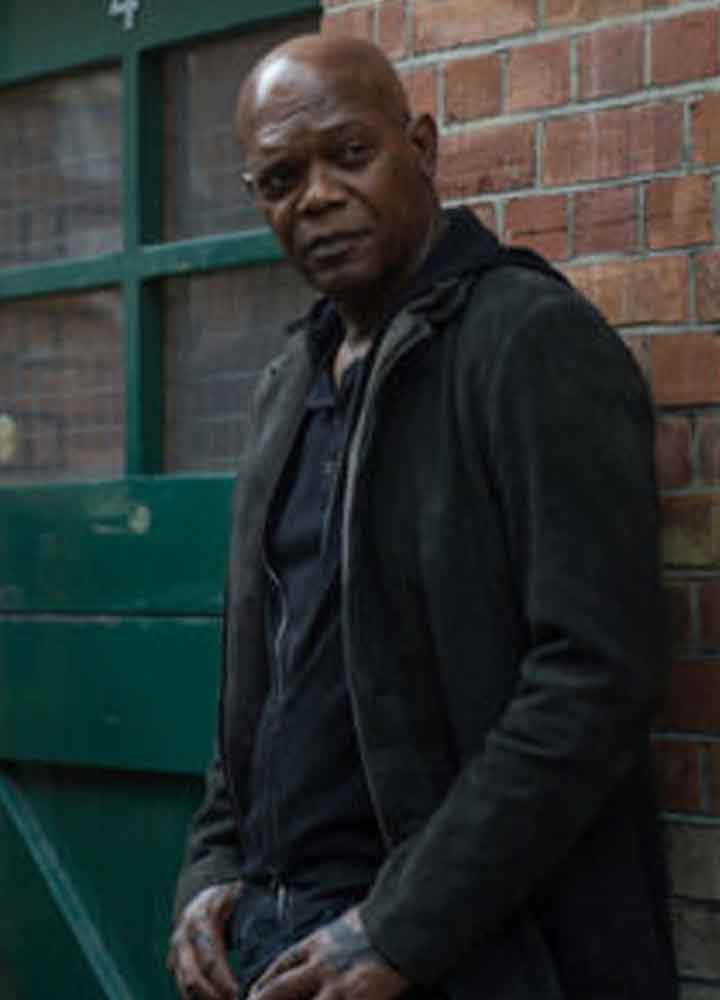 THE HITMAN’S BODYGUARD (DARIUS KINCAID) SAMUEL L. JACKSON LEATHER JACKET